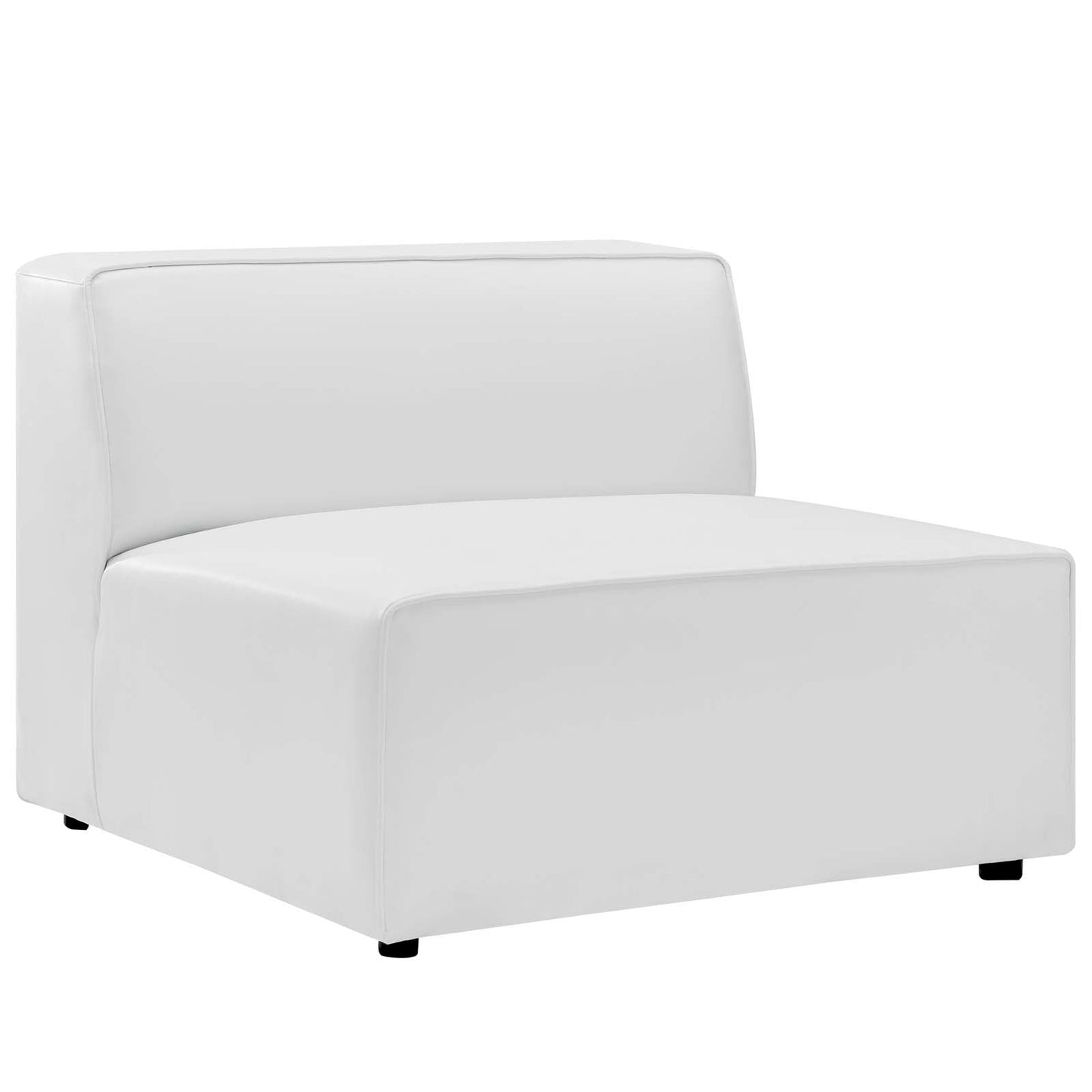 Mingle 5-Piece Vegan Leather Sectional Sofa by Modway