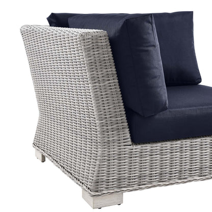 Conway Outdoor Patio Wicker Rattan Corner Chair by Modway