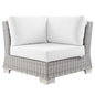 Conway Outdoor Patio Wicker Rattan Corner Chair by Modway