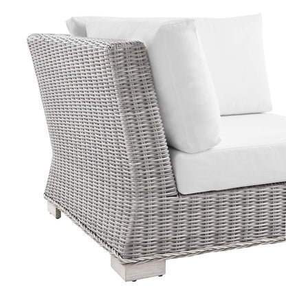 Conway Outdoor Patio Wicker Rattan Corner Chair by Modway