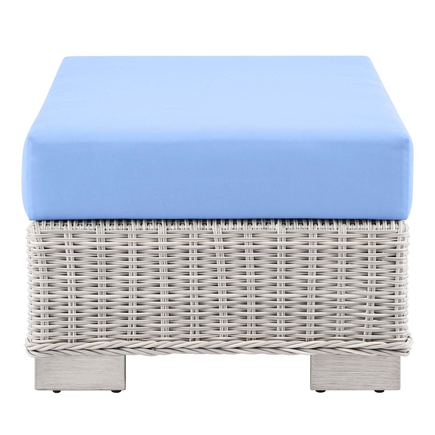 Conway Outdoor Patio Wicker Rattan Ottoman by Modway