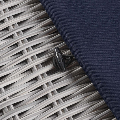 Conway Outdoor Patio Wicker Rattan Ottoman by Modway