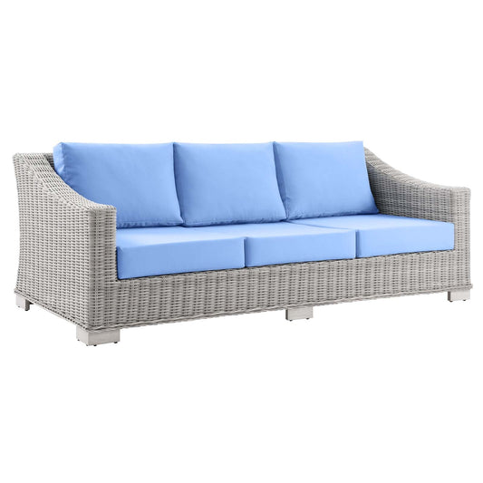 Conway Outdoor Patio Wicker Rattan Sofa by Modway