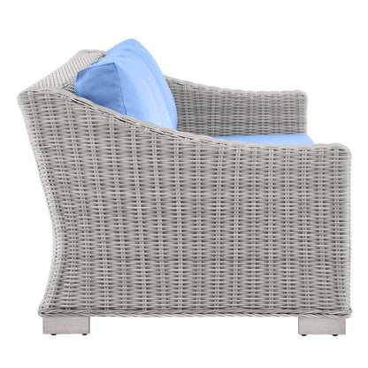 Conway Outdoor Patio Wicker Rattan Sofa by Modway