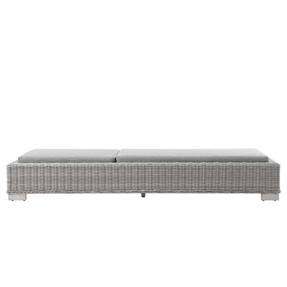 Conway Outdoor Patio Wicker Rattan Chaise Lounge by Modway