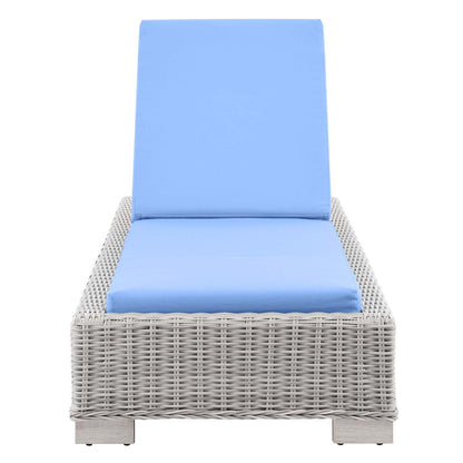 Conway Outdoor Patio Wicker Rattan Chaise Lounge by Modway