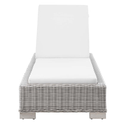 Conway Outdoor Patio Wicker Rattan Chaise Lounge by Modway