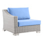 Conway Outdoor Patio Wicker Rattan Left-Arm Chair by Modway