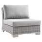 Conway Outdoor Patio Wicker Rattan Armless Chair by Modway