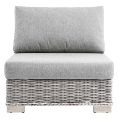 Conway Outdoor Patio Wicker Rattan Armless Chair by Modway