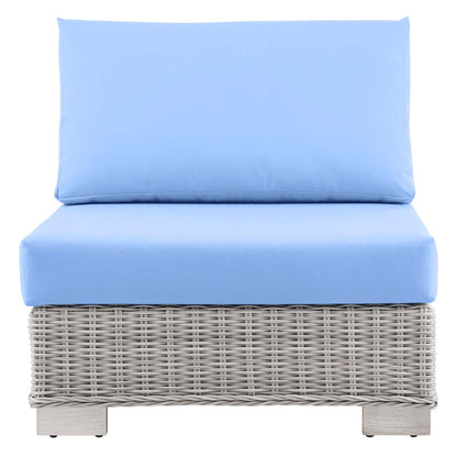 Conway Outdoor Patio Wicker Rattan Armless Chair by Modway