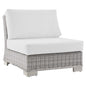 Conway Outdoor Patio Wicker Rattan Armless Chair by Modway