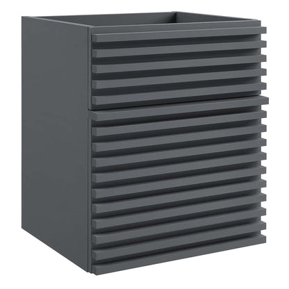 Render 18" Wall-Mount Bathroom Vanity Cabinet (Sink Basin Not Included) by Modway