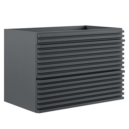 Render 30" Wall-Mount Bathroom Vanity Cabinet (Sink Basin Not Included) by Modway