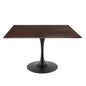 Lippa 47" Square Wood Dining Table by Modway