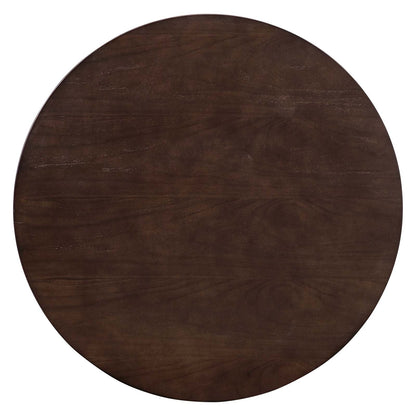 Lippa 36" Round Wood Coffee Table by Modway