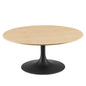 Lippa 36" Round Wood Coffee Table by Modway