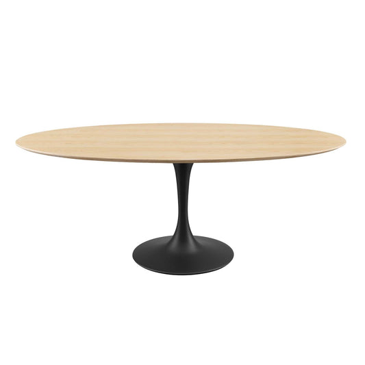 Lippa 78" Oval Wood Dining Table by Modway