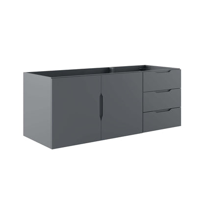 Vitality 48" Double or Single Sink Compatible (Not Included) Bathroom Vanity Cabinet by Modway