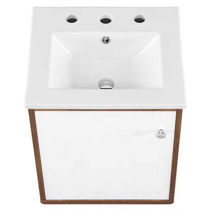 Transmit 18" Wall-Mount Bathroom Vanity by Modway