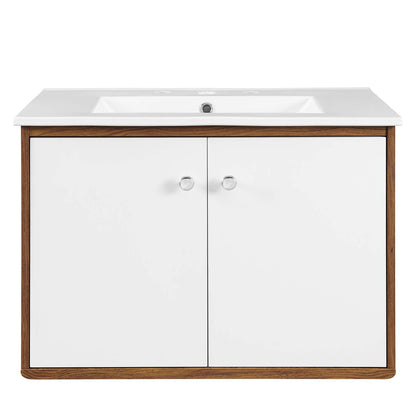 Transmit 30" Wall-Mount Bathroom Vanity by Modway
