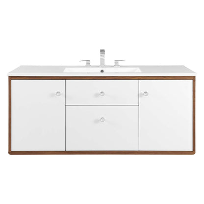 Transmit 48" Wall-Mount Bathroom Vanity by Modway