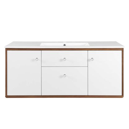 Transmit 48" Wall-Mount Bathroom Vanity by Modway