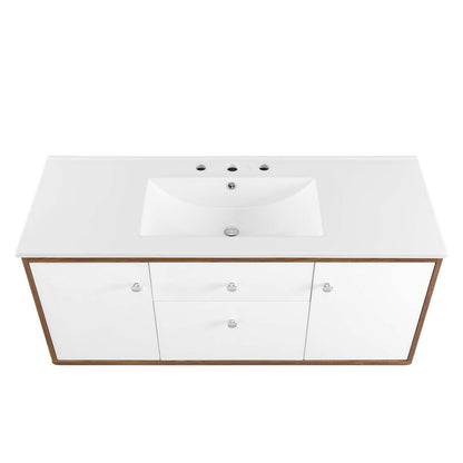 Transmit 48" Wall-Mount Bathroom Vanity by Modway