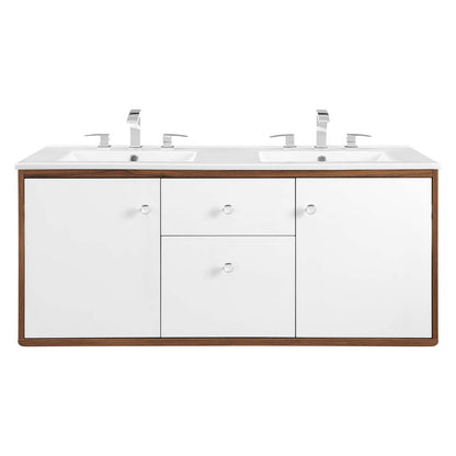 Transmit 48" Wall-Mount Bathroom Vanity by Modway