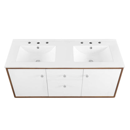 Transmit 48" Wall-Mount Bathroom Vanity by Modway