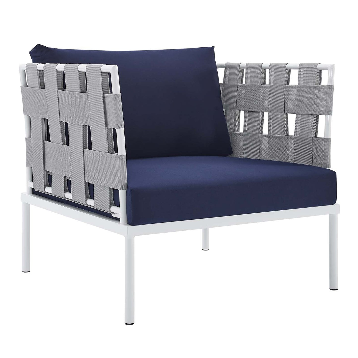 Harmony 5-Piece Sunbrella¨ Outdoor Patio Aluminum Furniture Set by Modway