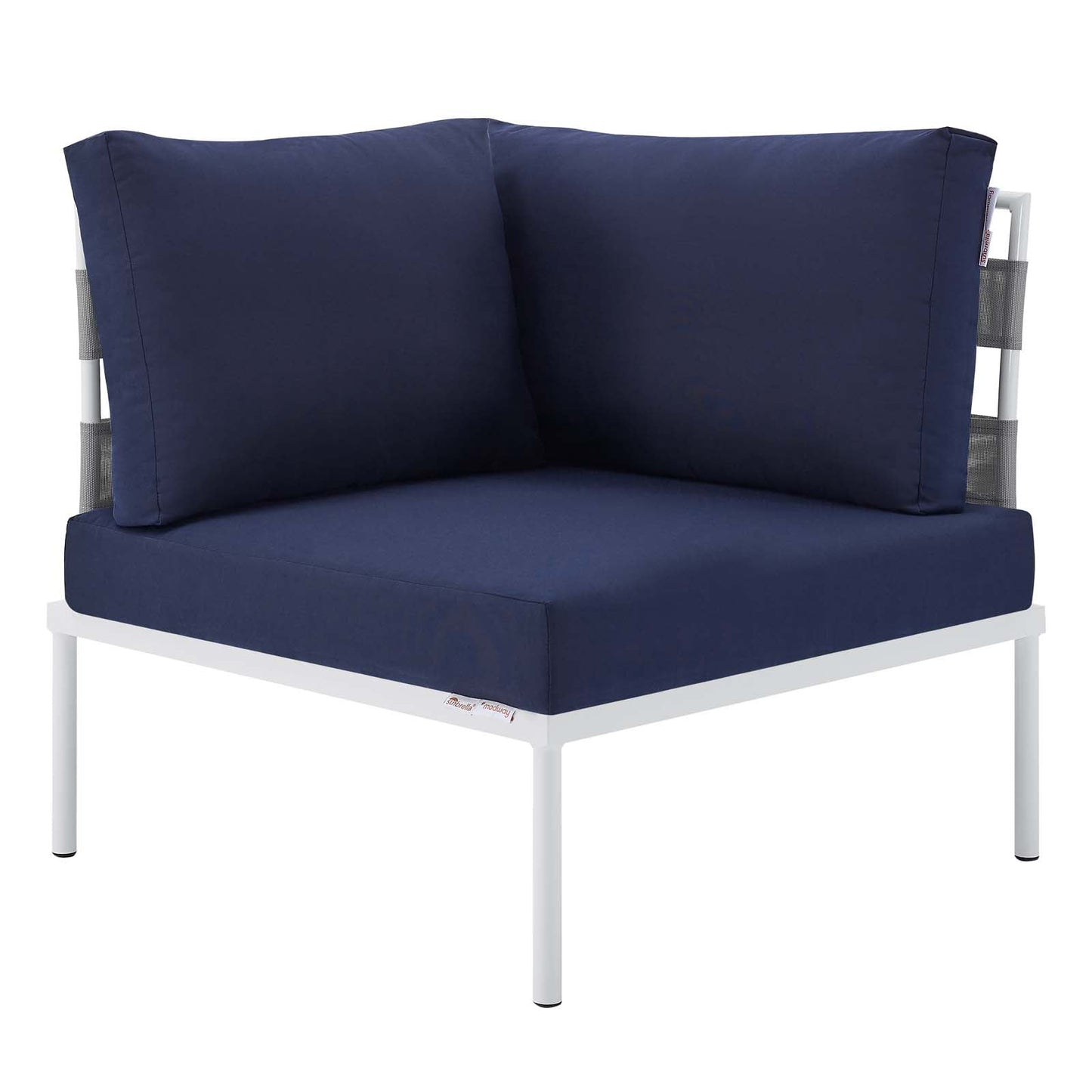 Harmony 6-Piece Sunbrella¨ Outdoor Patio Aluminum Sectional Sofa Set by Modway