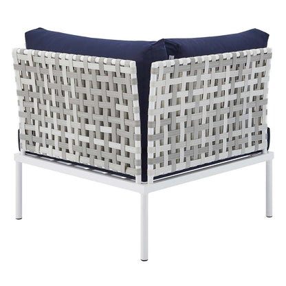 Harmony 6-Piece Sunbrella¨ Basket Weave Outdoor Patio Aluminum Seating Set by Modway