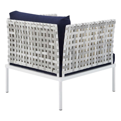 Harmony 6-Piece Sunbrella¨ Basket Weave Outdoor Patio Aluminum Seating Set by Modway