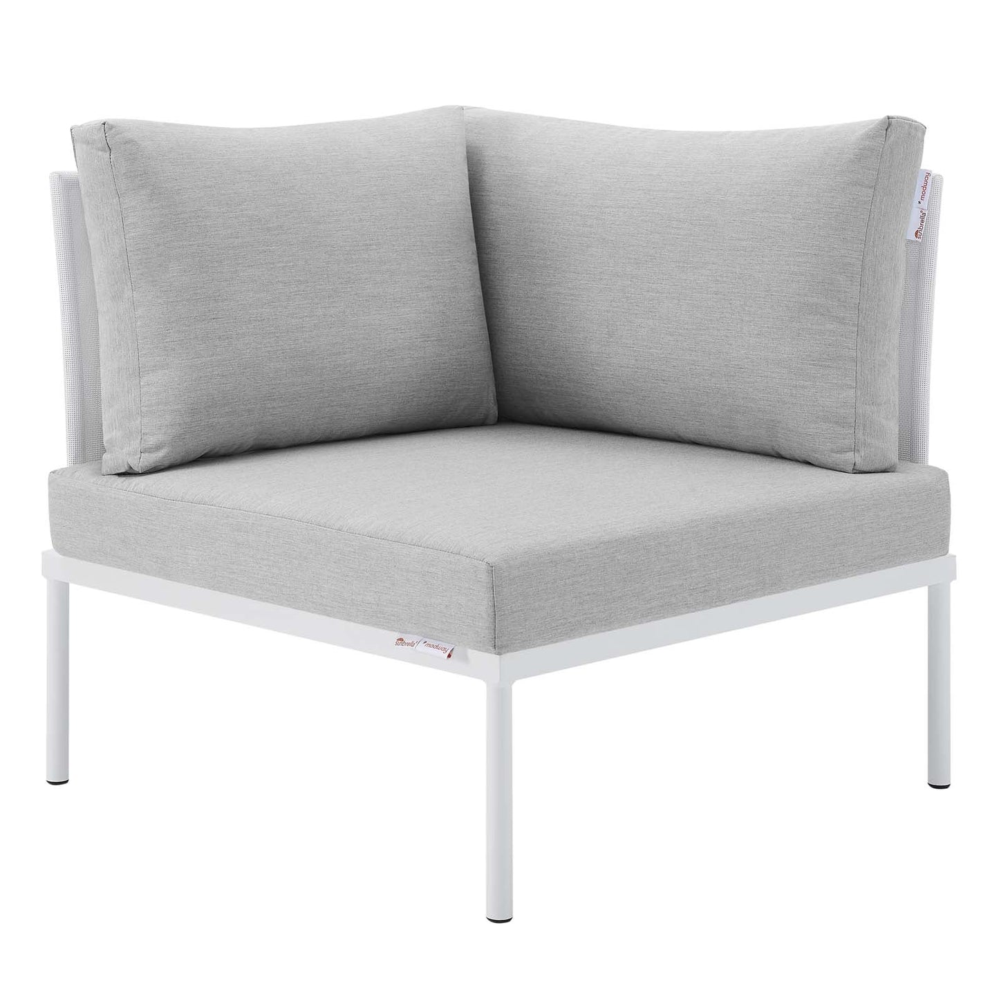 Harmony 7-Piece Sunbrella¨ Outdoor Patio Aluminum Sectional Sofa Set by Modway