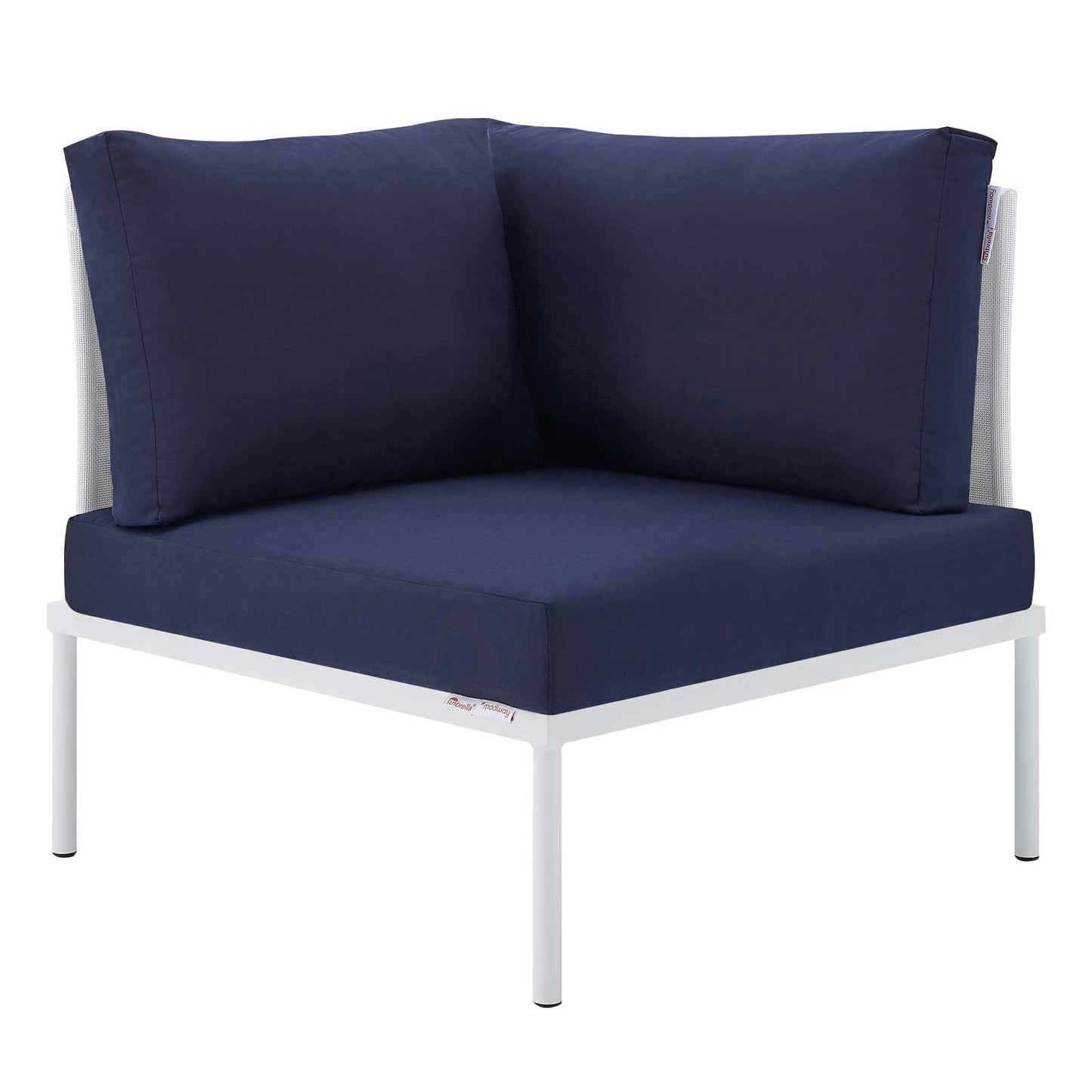Harmony 7-Piece Sunbrella¨ Outdoor Patio Aluminum Sectional Sofa Set by Modway