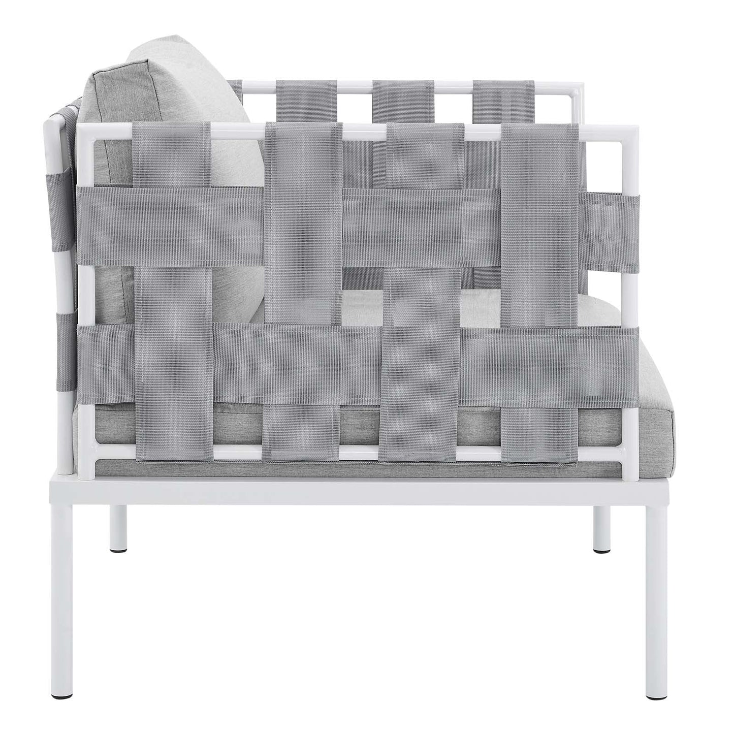 Harmony 7-Piece Sunbrella¨ Outdoor Patio Aluminum Sectional Sofa Set by Modway