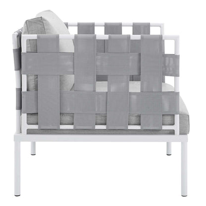 Harmony 7-Piece Sunbrella¨ Outdoor Patio Aluminum Sectional Sofa Set by Modway