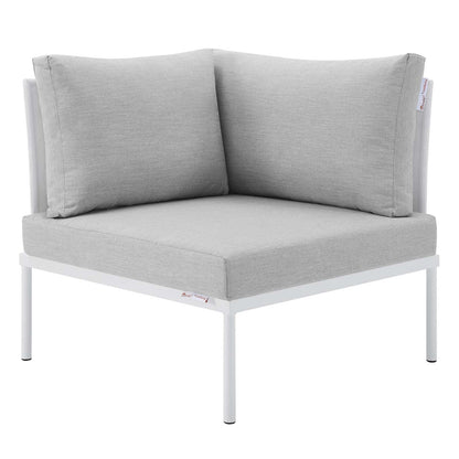 Harmony 8-Piece Sunbrella¨ Outdoor Patio Aluminum Sectional Sofa Set by Modway
