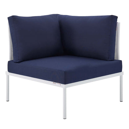 Harmony 8-Piece Sunbrella¨ Outdoor Patio Aluminum Sectional Sofa Set by Modway