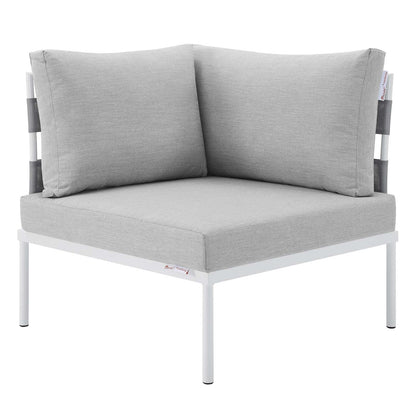 Harmony 8-Piece Sunbrella¨ Outdoor Patio Aluminum Sectional Sofa Set by Modway