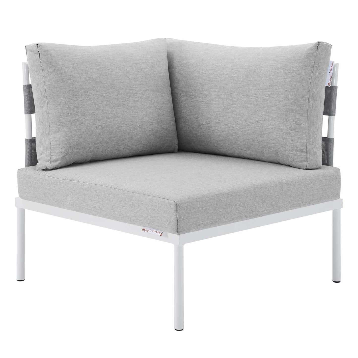 Harmony 8-Piece Sunbrella¨ Outdoor Patio Aluminum Seating Set by Modway
