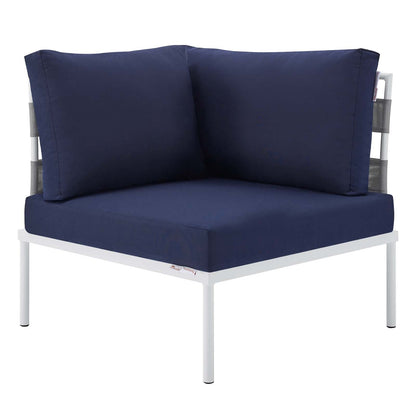 Harmony 8-Piece Sunbrella¨ Outdoor Patio Aluminum Seating Set by Modway
