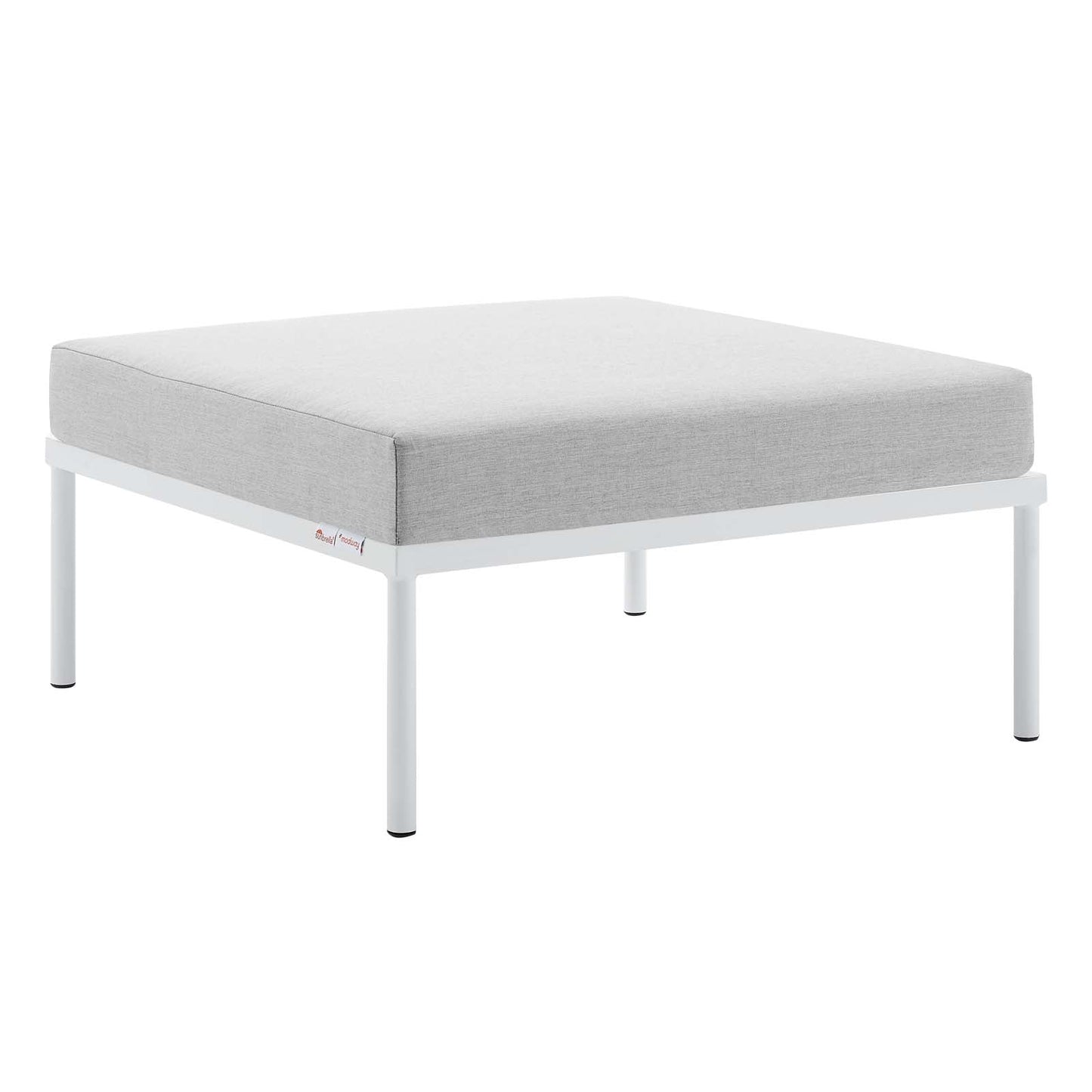 Harmony 10-Piece Sunbrella¨ Basket Weave Outdoor Patio Aluminum Sectional Sofa Set by Modway