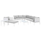 Harmony 10-Piece Sunbrella¨ Outdoor Patio Aluminum Sectional Sofa Set by Modway