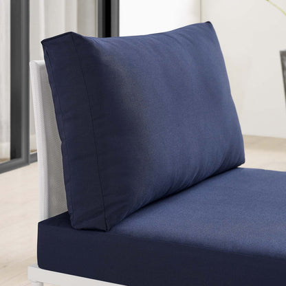 Harmony Sunbrella¨ Outdoor Patio Aluminum Armless Chair by Modway