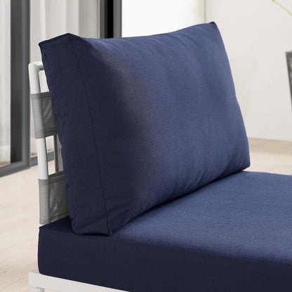 Harmony Sunbrella¨ Outdoor Patio Aluminum Armless Chair by Modway