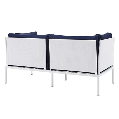 Harmony Sunbrella¨ Outdoor Patio Aluminum Loveseat by Modway