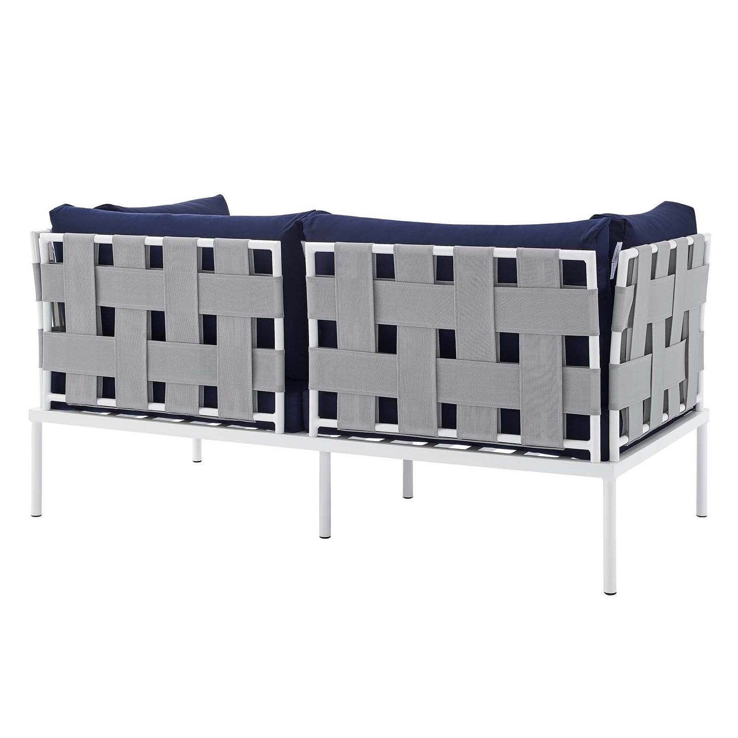 Harmony Sunbrella¨ Outdoor Patio Aluminum Loveseat by Modway