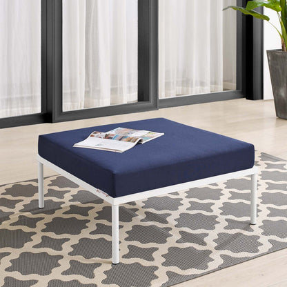 Harmony Sunbrella¨ Outdoor Patio Aluminum Ottoman by Modway